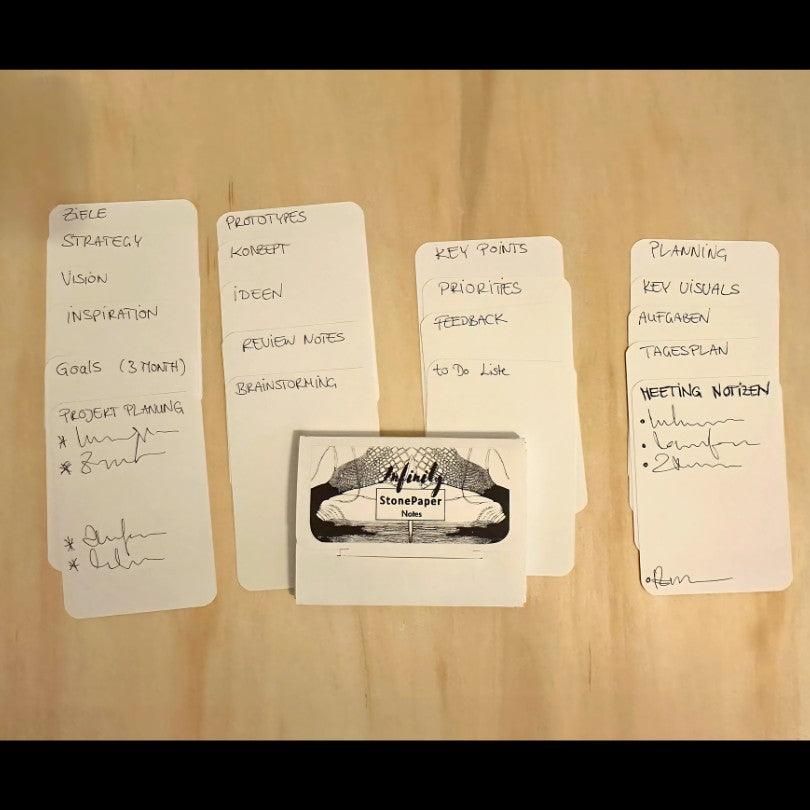Infinity Notes (20x): Wiederverwendbare Notizzettel